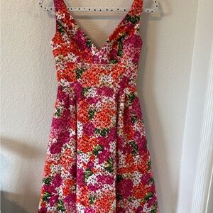 Anthropologie’s Monique Lhuillier Size 0 - Riona Embroidered Floral Fairy Pink
